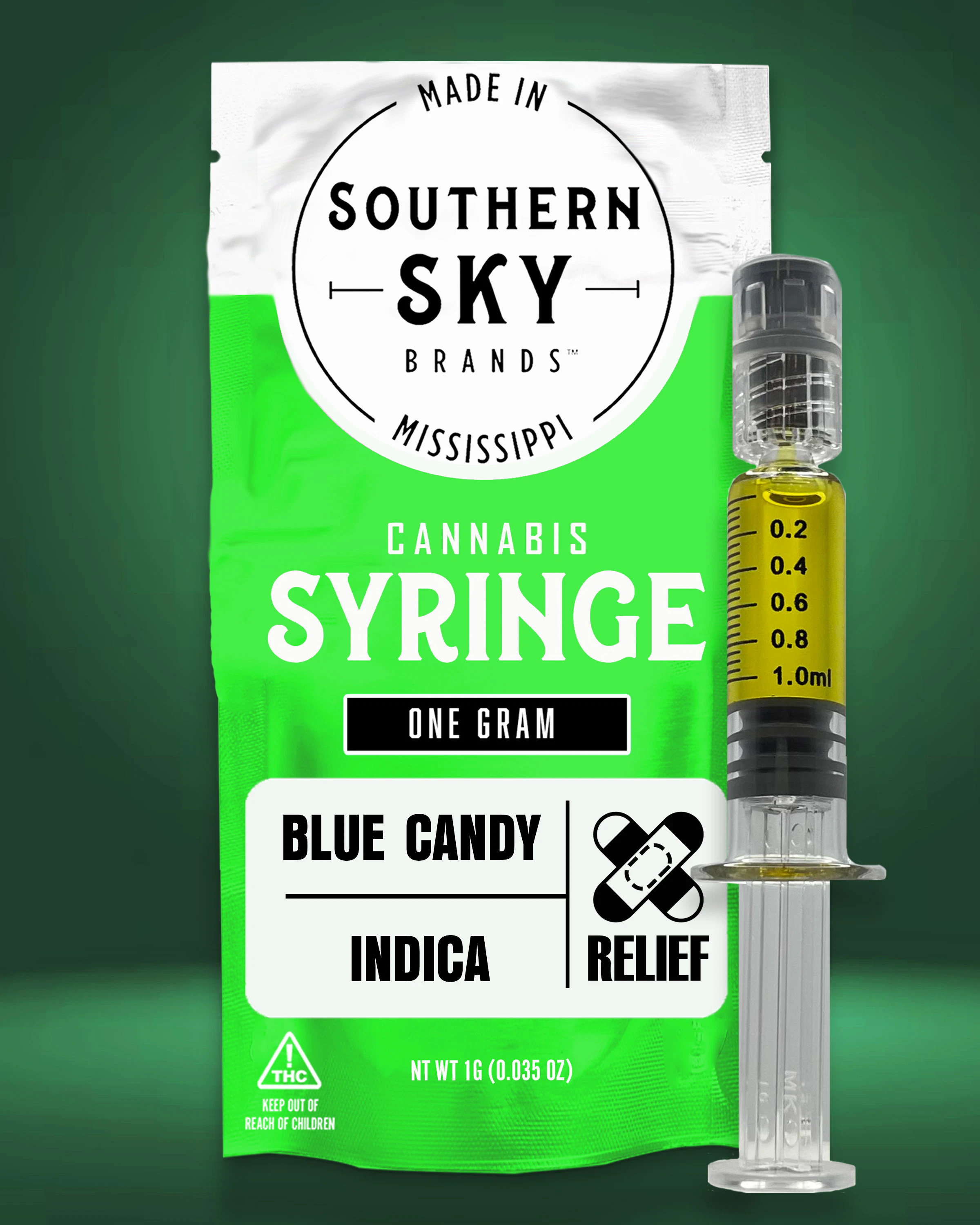 Southern Sky Brands - Blue Candy Syringe - 1g Main Image