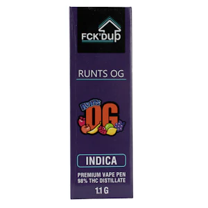 Fck Dup - Runts OG Vape Pen - 1.1g - Fck Dup