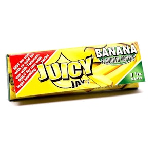 Juicy Jay's Rolling Papers - Banana 1¼ - Juicy Jay's Papers