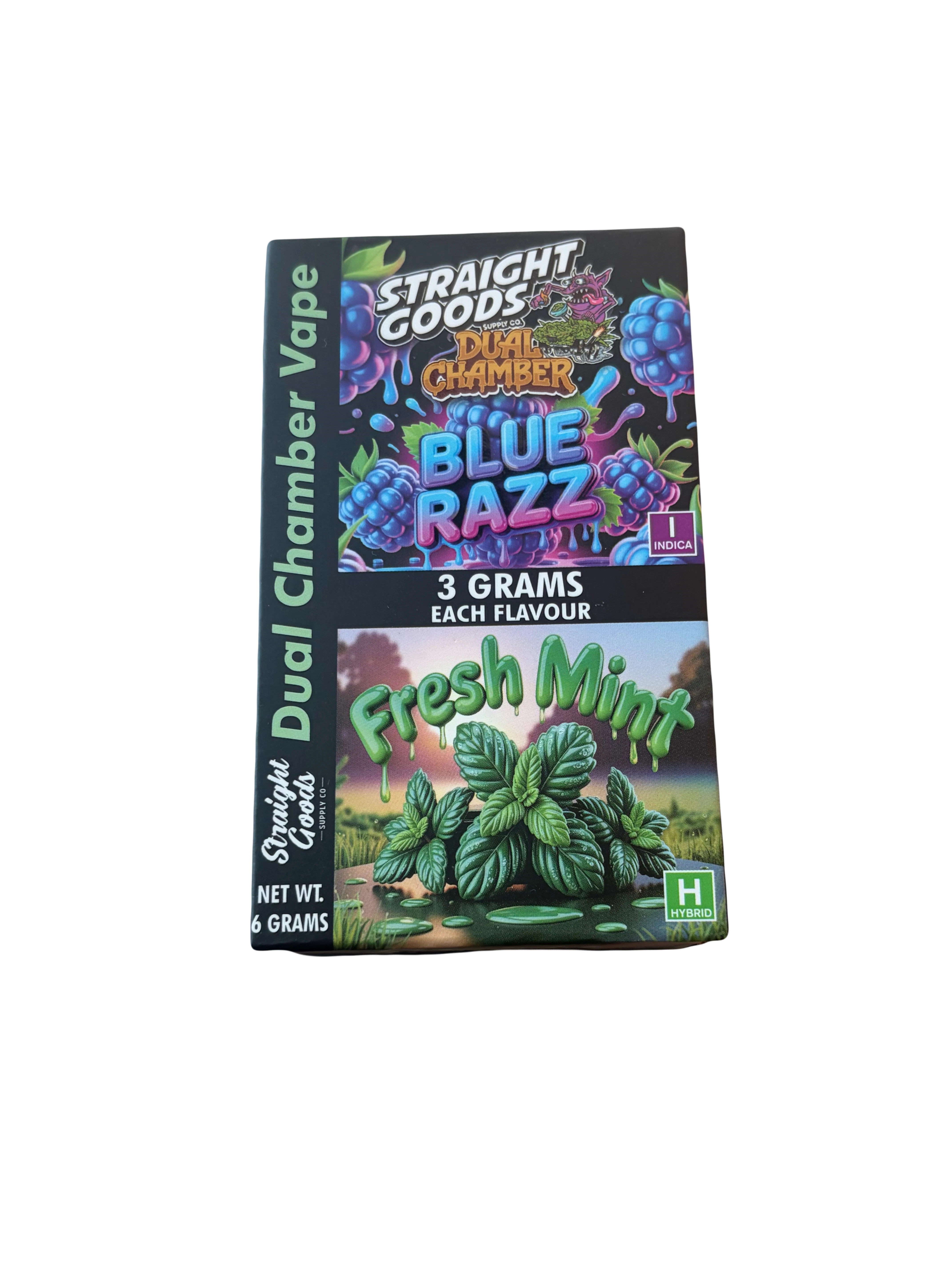 Straight Goods - Blue Razz + Fresh Mint - 6g - Straight Goods Main Image