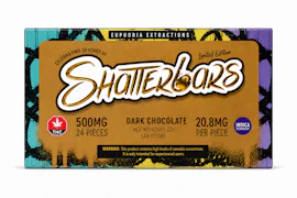Vegan Dark Chocolate - Indica - 500mg - Euphoria Extracts