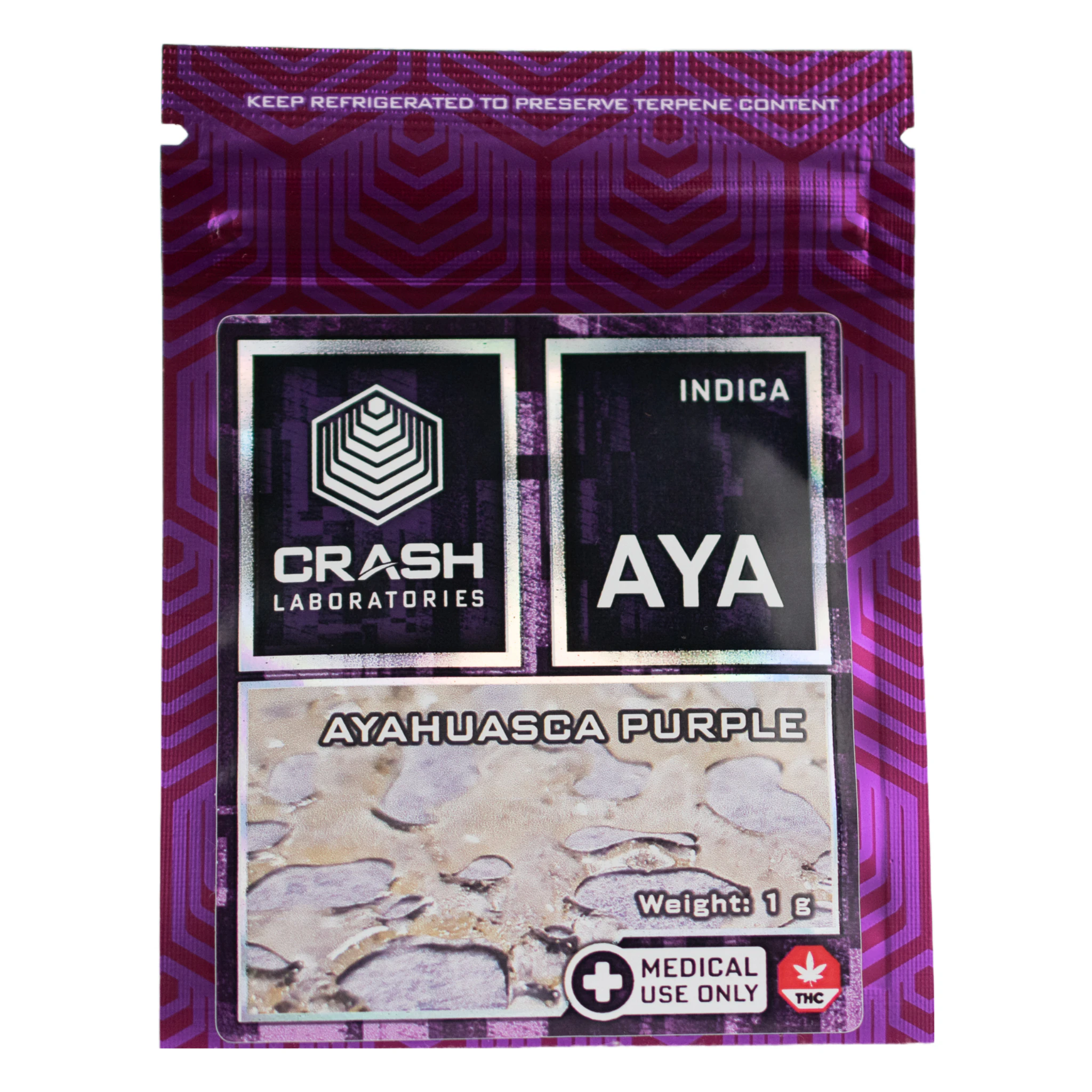 Crash Labs - Ayahuasca Purple Shatter 1g - Crash Labs Main Image