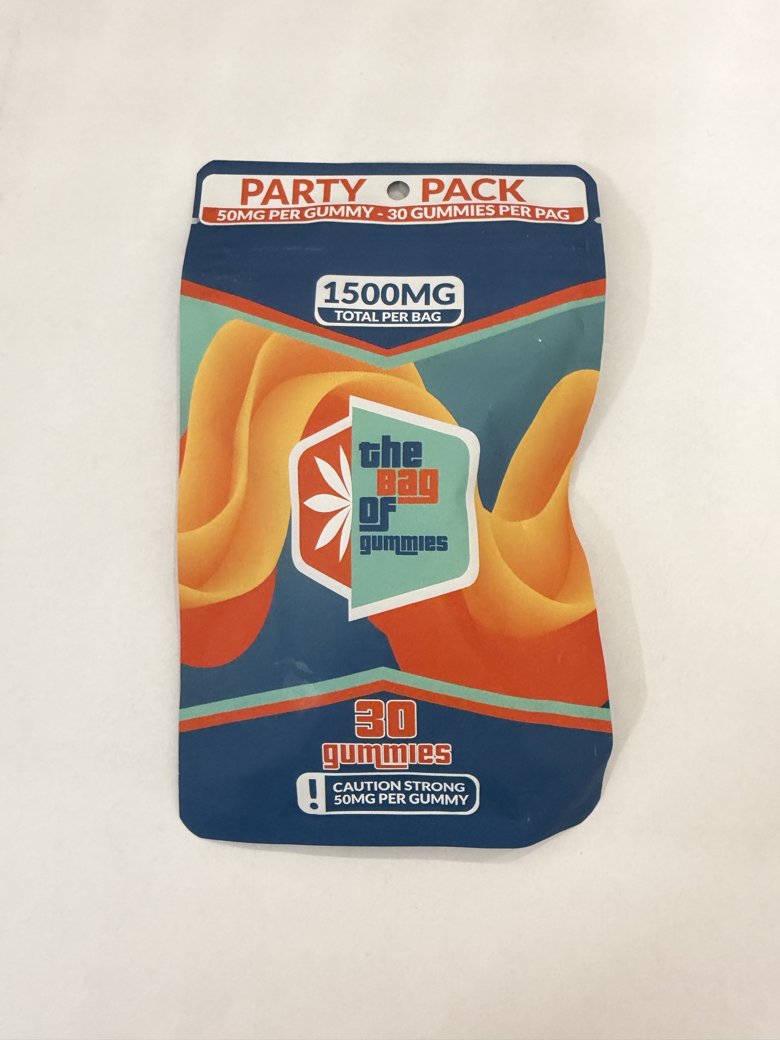 THC 1500mg (30x50mg) Gummies - London Donovan