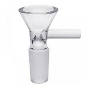 14mm Clear Bowl With Handle - Male