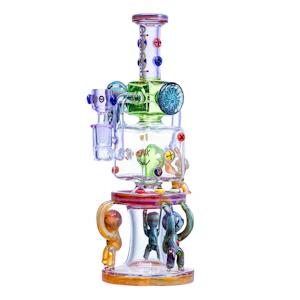 Cheech - 12" Purple Aliens Lifting The King Bong - Cheech