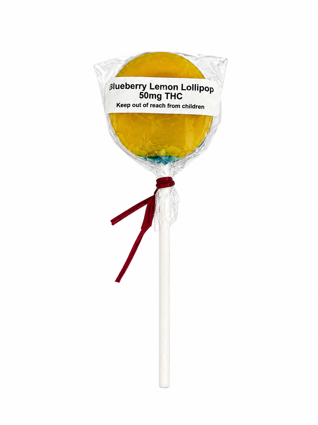 Blueberry Lemon Lollipop - 50mg - Choice Edibles