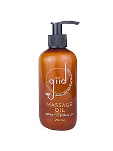 Giid - 5:1 THC to CBD Massage Oil - 500mg:100mg - Giid