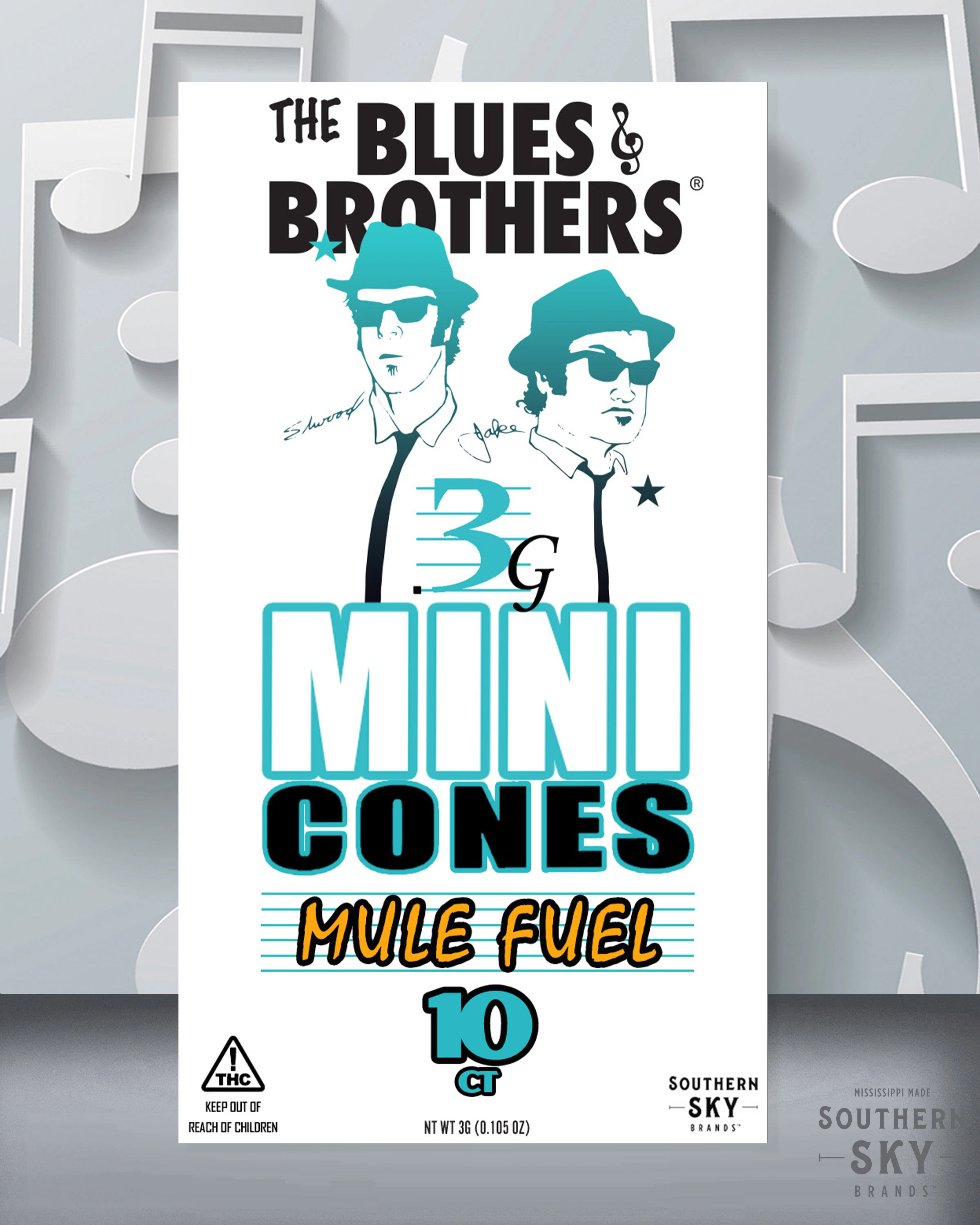 Southern Sky Brands - The Blues Brothers - Mule Fuel 0.3g PreRoll 10 Pack Main Image