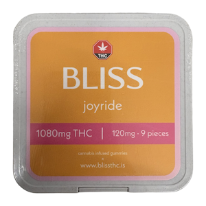 Bliss Gummies - Joyride Gummies - THC - 1080mg - Bliss