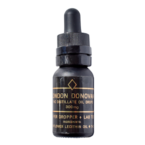 London Donovan - THC Distillate Tincture - 300mg (15ml) - London Donovan