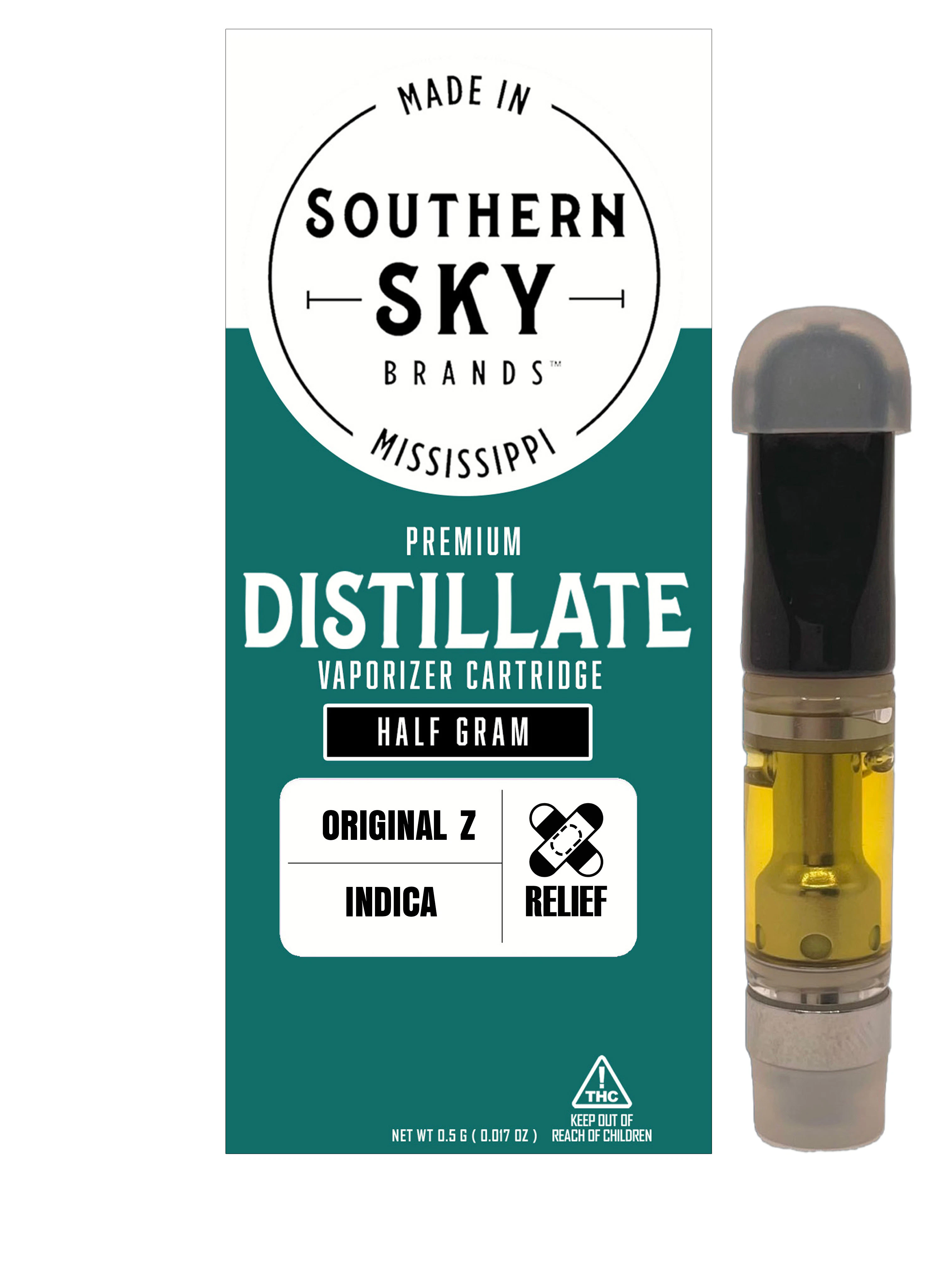Southern Sky Brands - Original Z Vape Cart - 0.5g Main Image