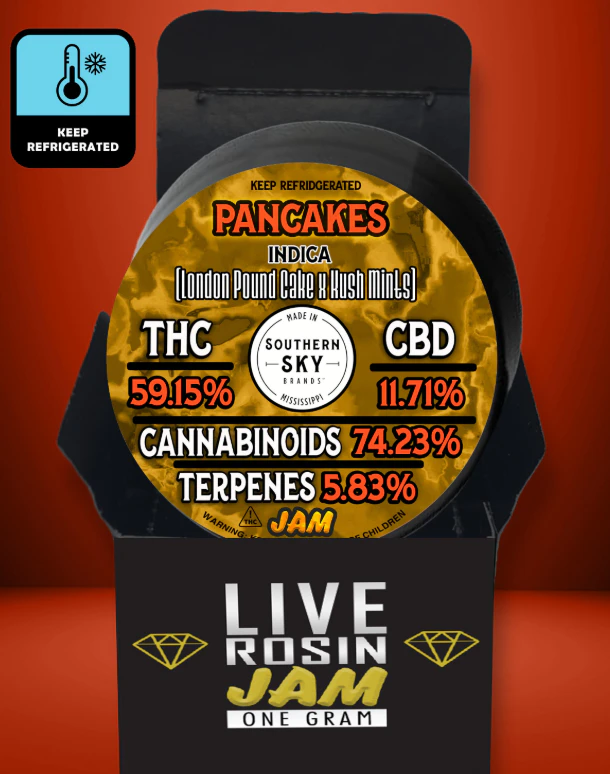 Southern Sky Wellness - Pancakes Live Rosin Jam 1g Main Image