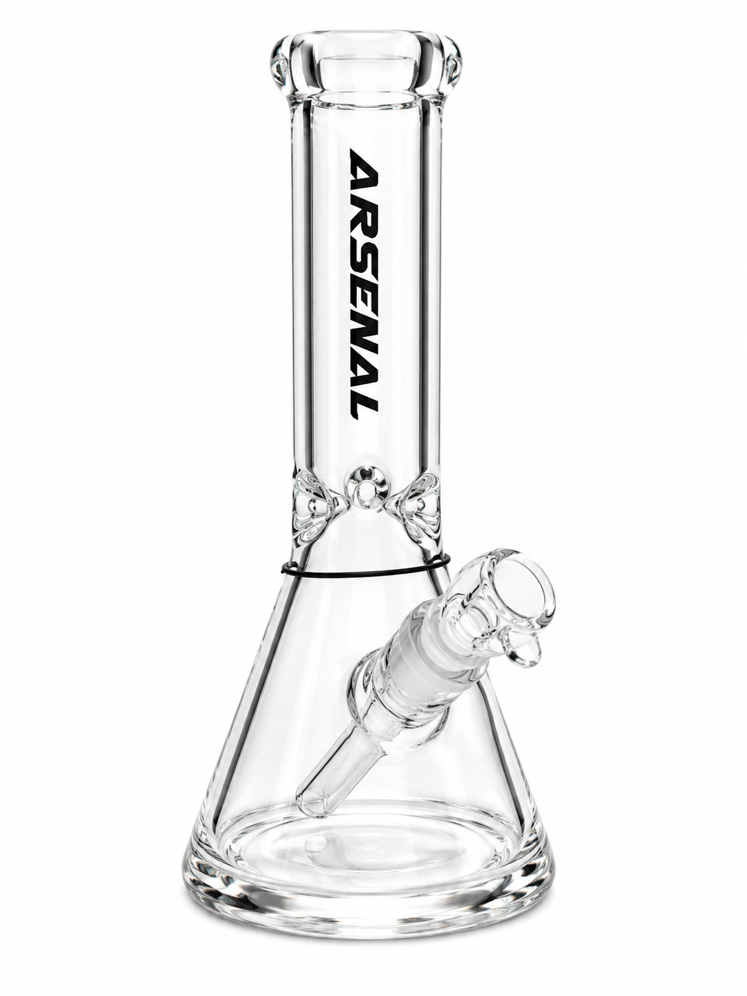Arsenal -12" 9mm ultra thick unbreakable clear beaker  Bong