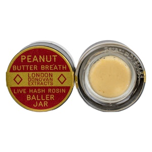 London Donovan - Peanut Butter Breath Hash Rosin - 3.5g - London Donovan Baller