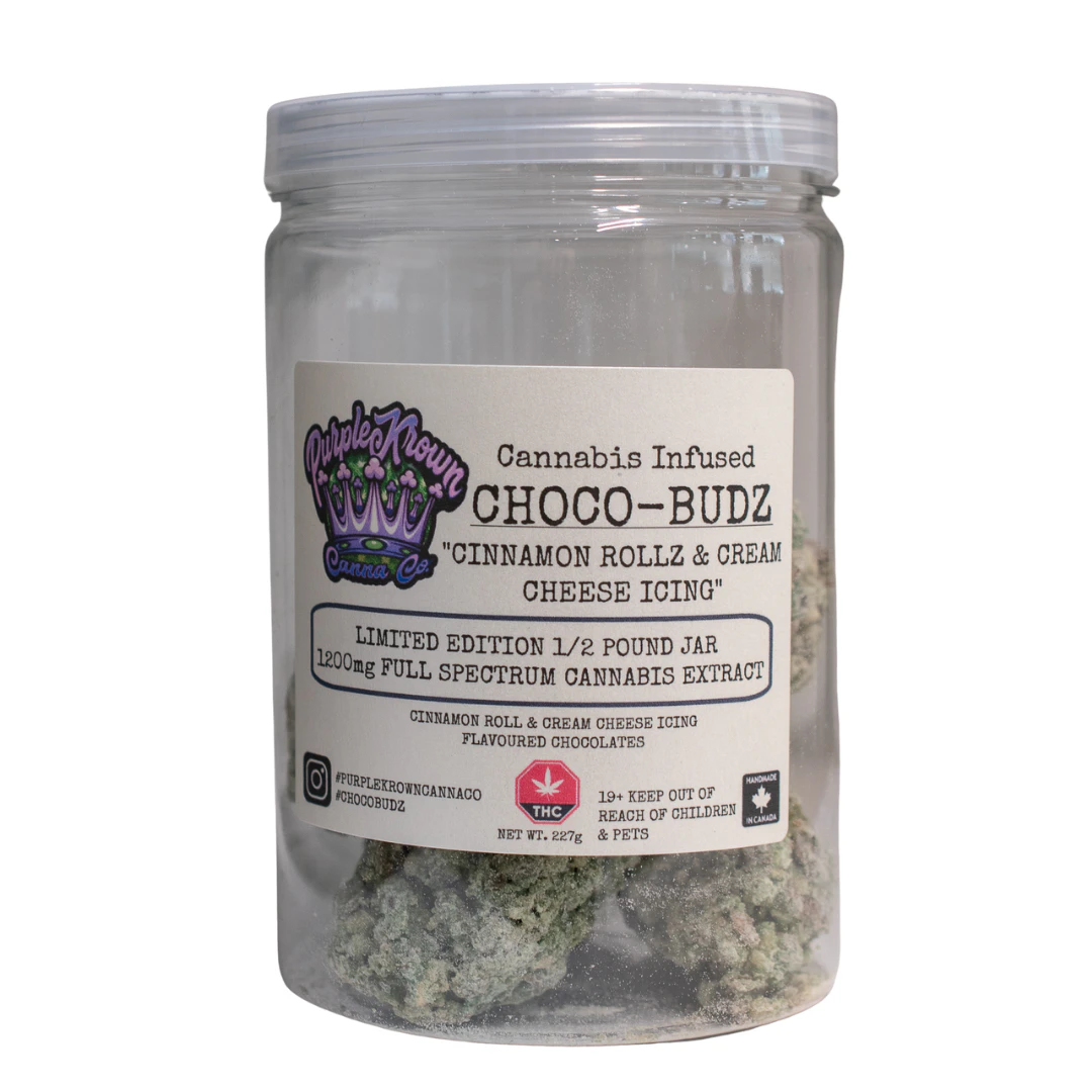 Purple Krown - Cinnamon Rollz & Cream Cheese Rice Treat - 1200mg - Purple Krown Main Image