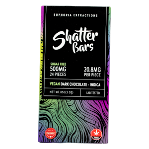 Euphoria Extracts - Vegan Dark Chocolate - Indica - 500mg - Euphoria Extracts