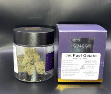Dragon Fire Farm - Dragon Fire Farms - Jet Fuel Gelato - 3.5g