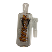 14mm Hexel Stripes 90 Degree Ashcatcher