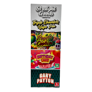 Straight Goods - Peyote Cookies + Birthday Cake + Gary Payton Vape Pen - 9g - Straight Goods