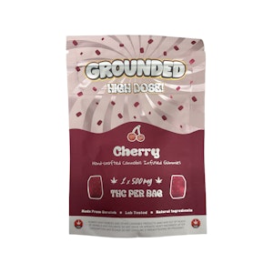 Grounded High Dose - Cherry Gummies - 500mg - Grounded High Dose