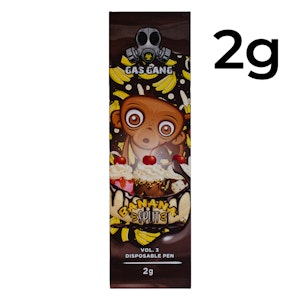 Gas Gang - Banana Split  Vape Pen - 2g - Gas Gang
