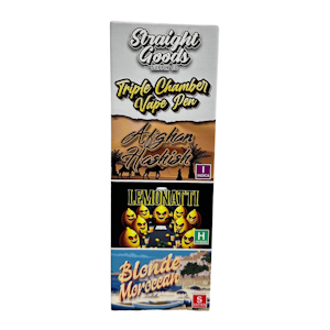 Straight Goods - Afghan Hashish + Lemonatti + Blonde Moroccan Vape Pen - 9g - Straight Goods