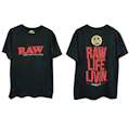 Raw Life Living T-Shirt - Small - Raw