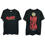 Raw Life Living T-Shirt - Small - Raw