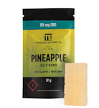 Pineapple Jelly-Bombs - CBD - 80mg - Twisted Extracts