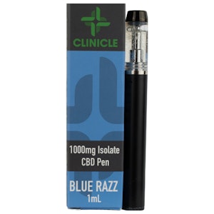 Clinicle - Blue Razz CBD Vape Pen - 1000mg - Clinicle