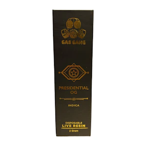 Gas Gang - Presidential OG - 2g Live Resin Pens - Gas Gang