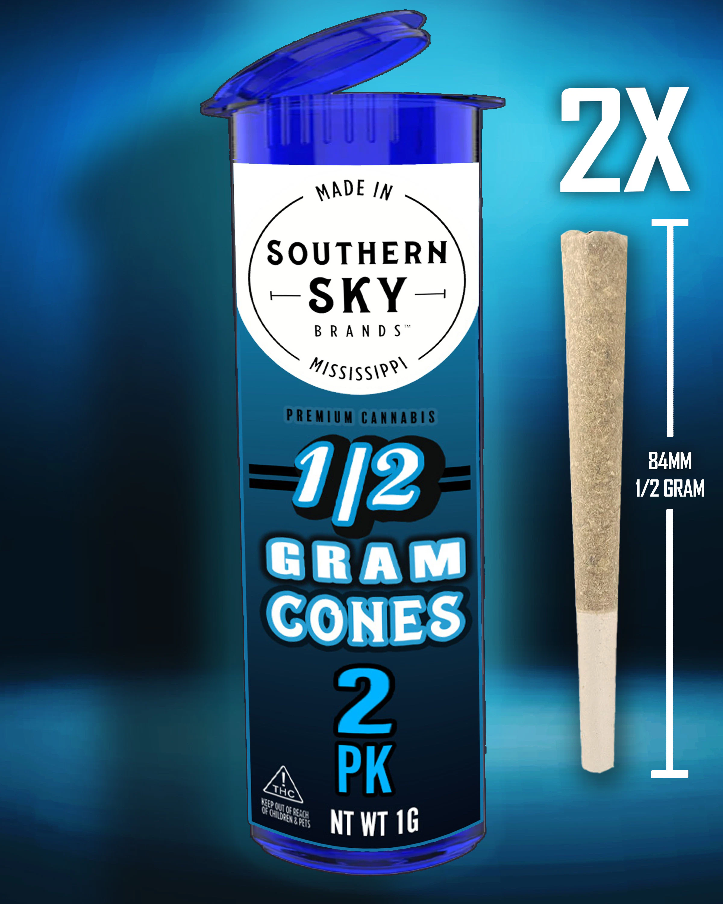 Southern Sky Brands - Sour Mai Tai - 0.5g x 2 Pre Rolls Main Image
