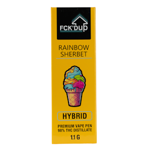 Fck Dup - Rainbow Sherbet Vape Pen - 1.1g - Fck Dup