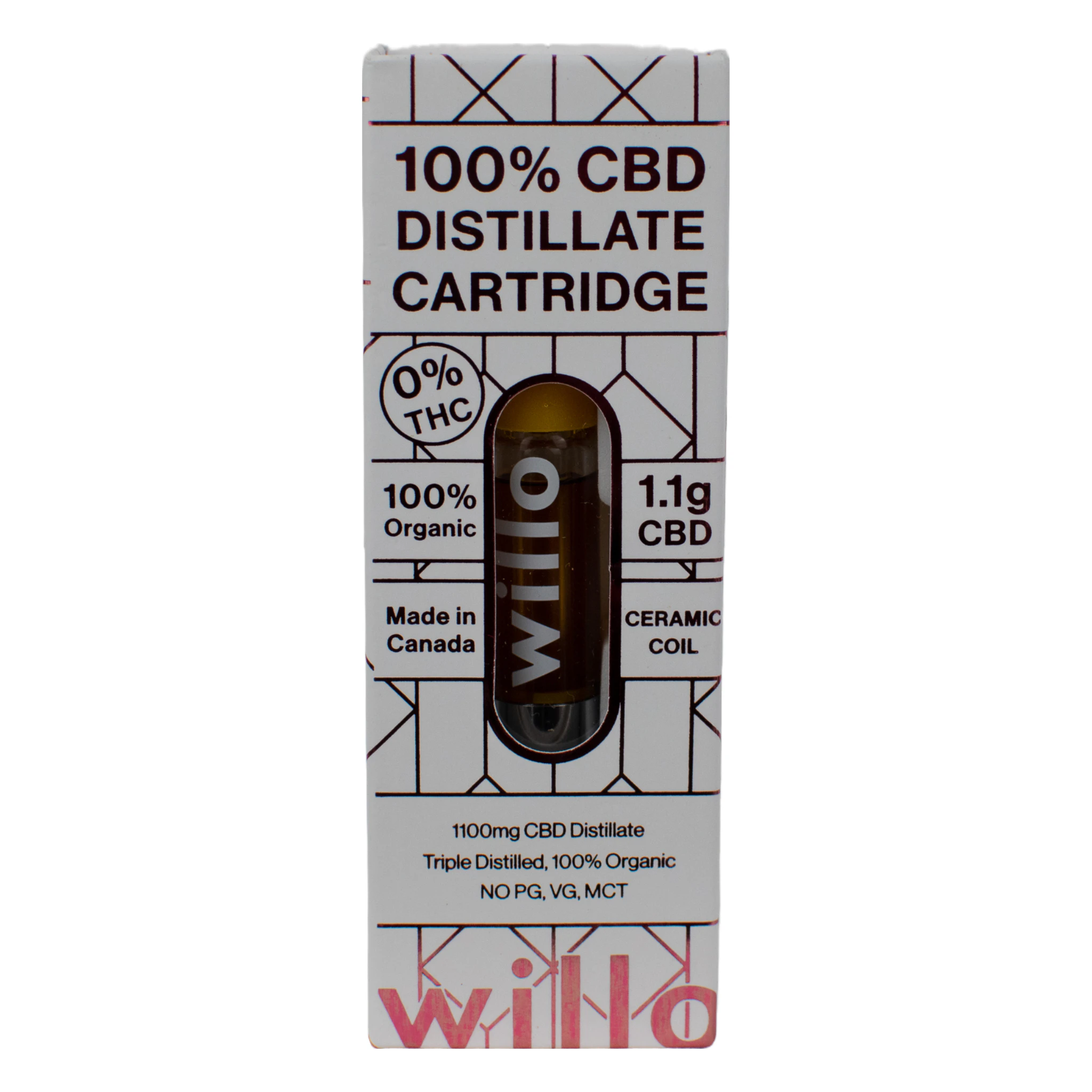 Willo - Lifter 1.1g CBD Vape Cart - Willo Main Image