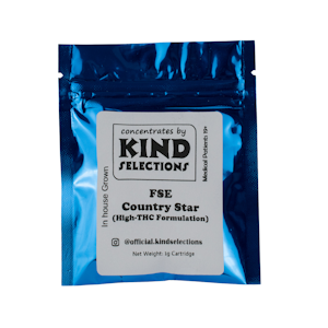 Kind Selections - Country Star FSE Cartridge - 1g - Kind Selection