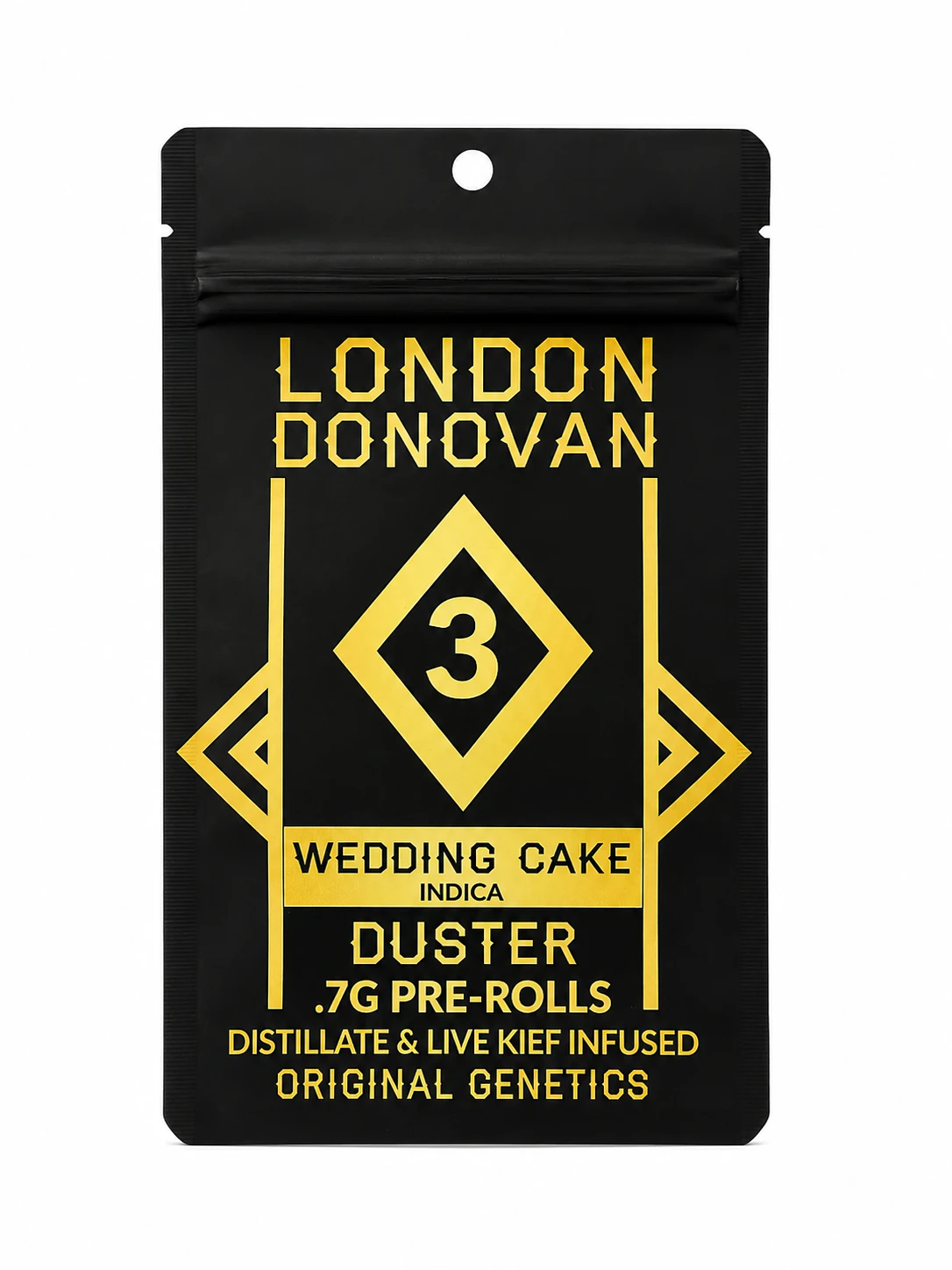London Donovan - Wedding Cake - Duster Preroll 3 Pack - London Donovan Main Image