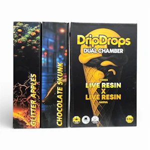 Drip Drop - Glitter Apples + Chocolate Skunk Vape Pen - 3.5g - Drip Drops