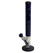 18" Dark Blue Alien Artifacts Beaker Bong - Milkyway