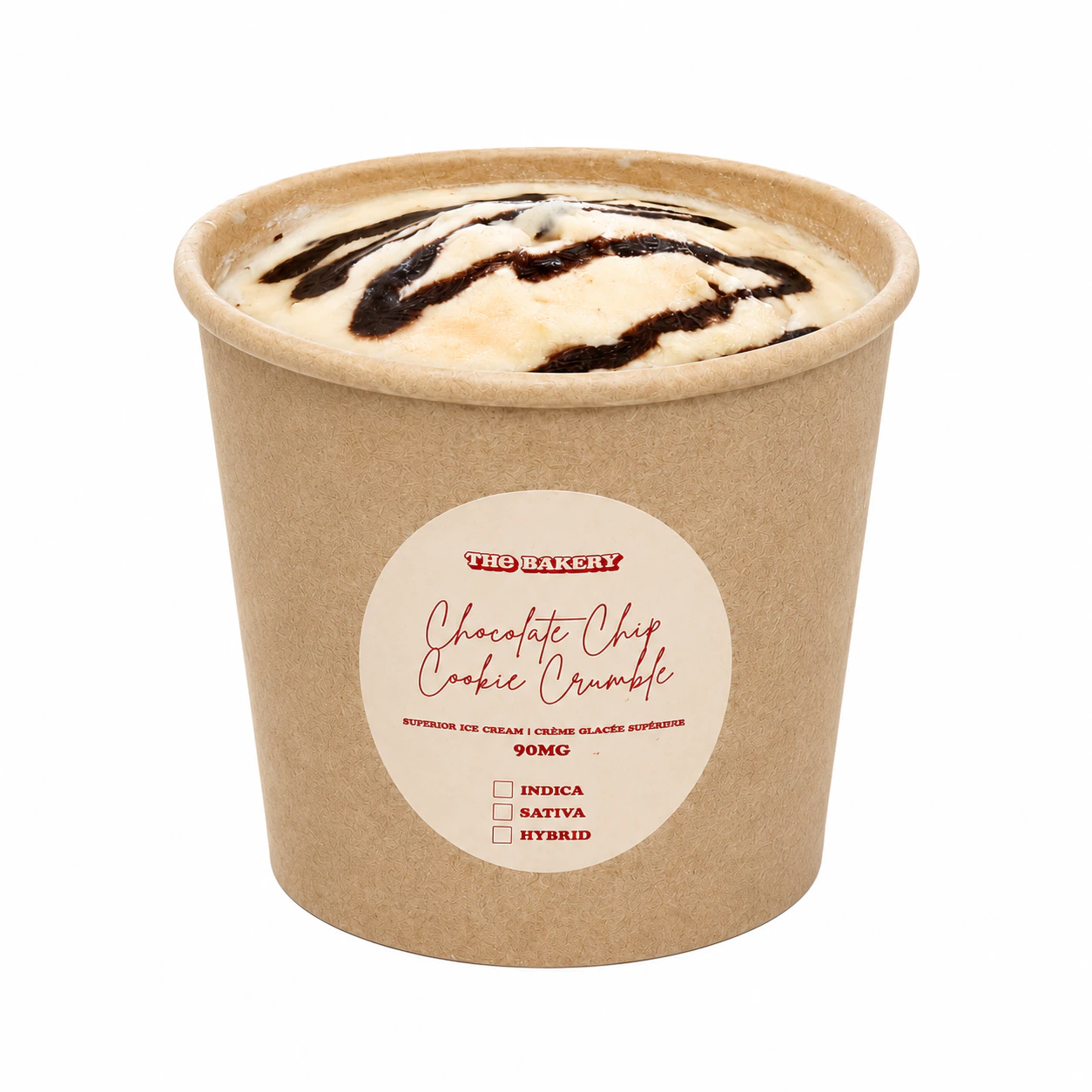 The Bakery - Choco Chip Crumble Ice Cream - Indica - 90mg - The Bakery Main Image