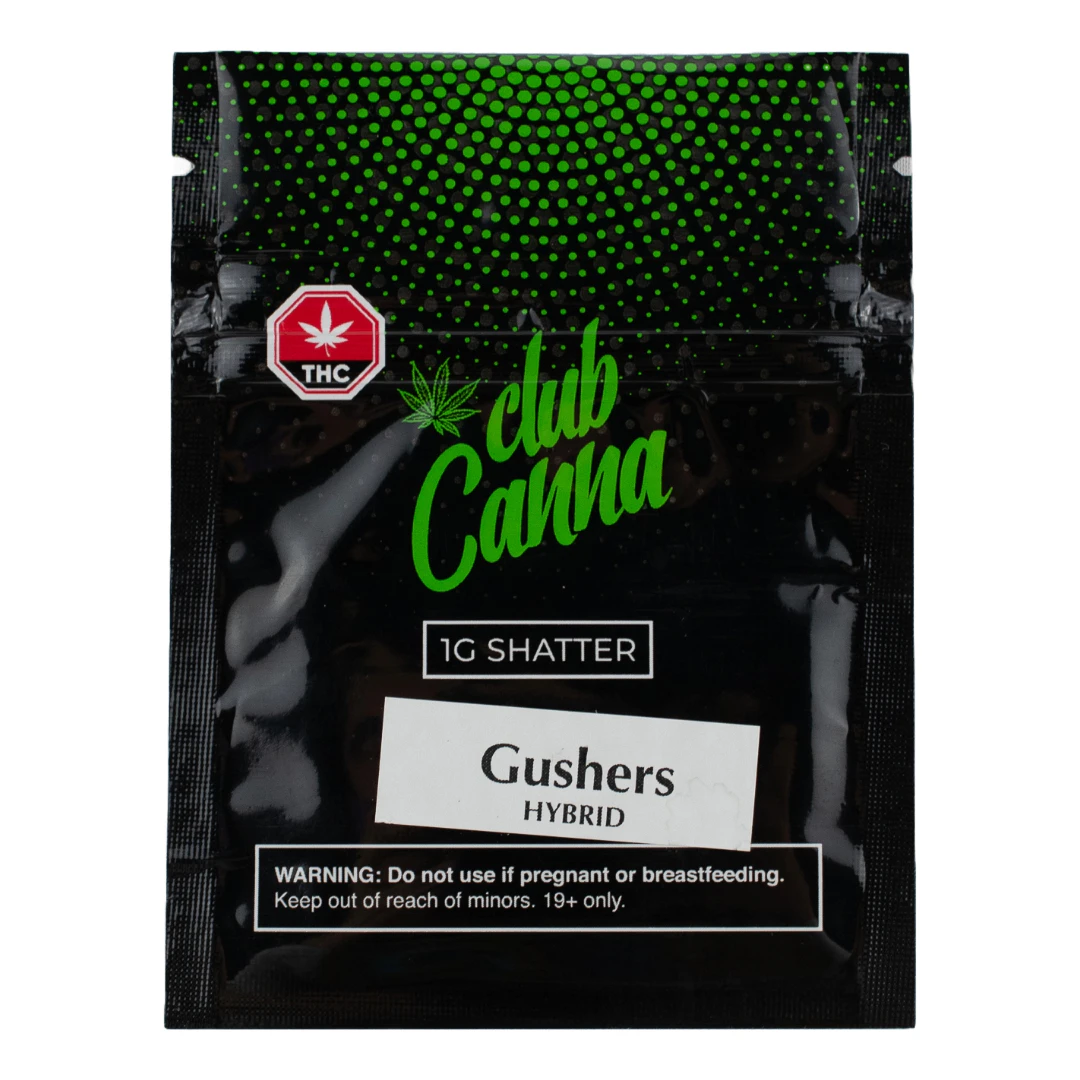 Club Canna - Gushers Shatter - 1g - Club Canna Main Image