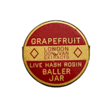 Grapefruit Hash Rosin - 3.5g - London Donovan Rosin Baller