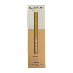 Plant of Life - Mango CBD Vape Pen - 300mg - Plant of Life