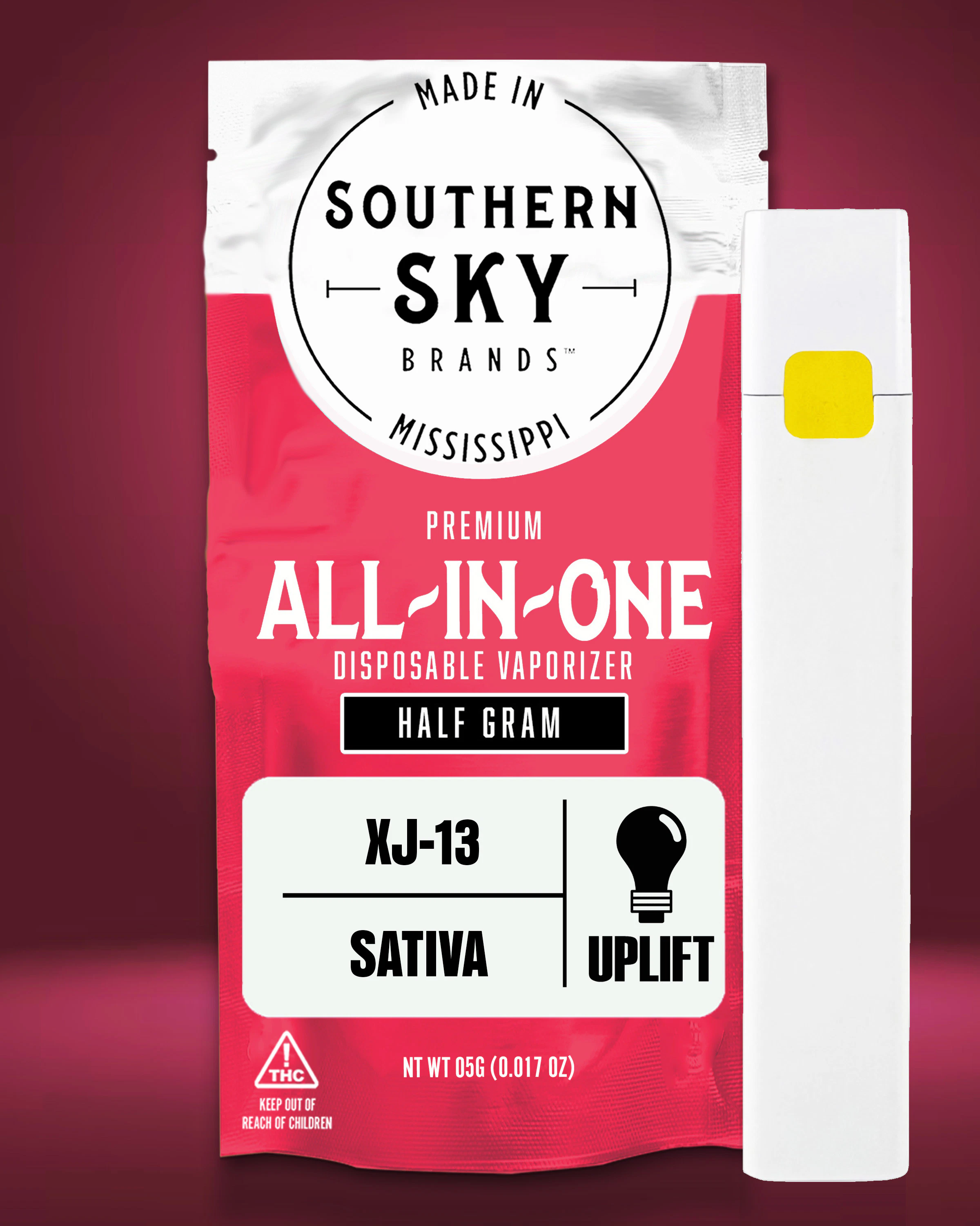 Southern Sky Brands - XJ-13 Disposable THC Vape - 0.5g Main Image