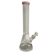 15" Milk Pink Beaker Bong - Rekt