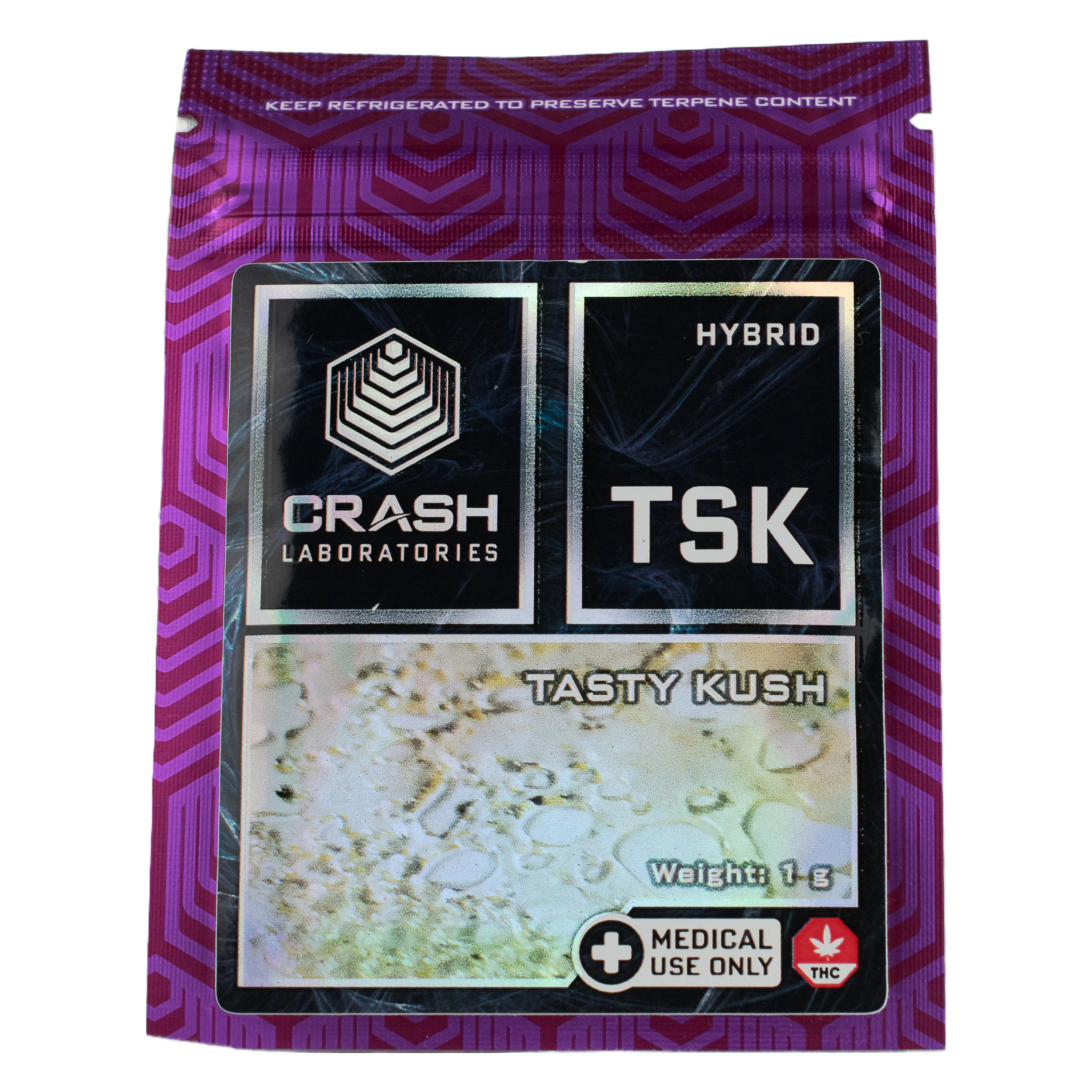 Crash Labs - Tasty Kush Shatter 1g - Crash Labs Main Image