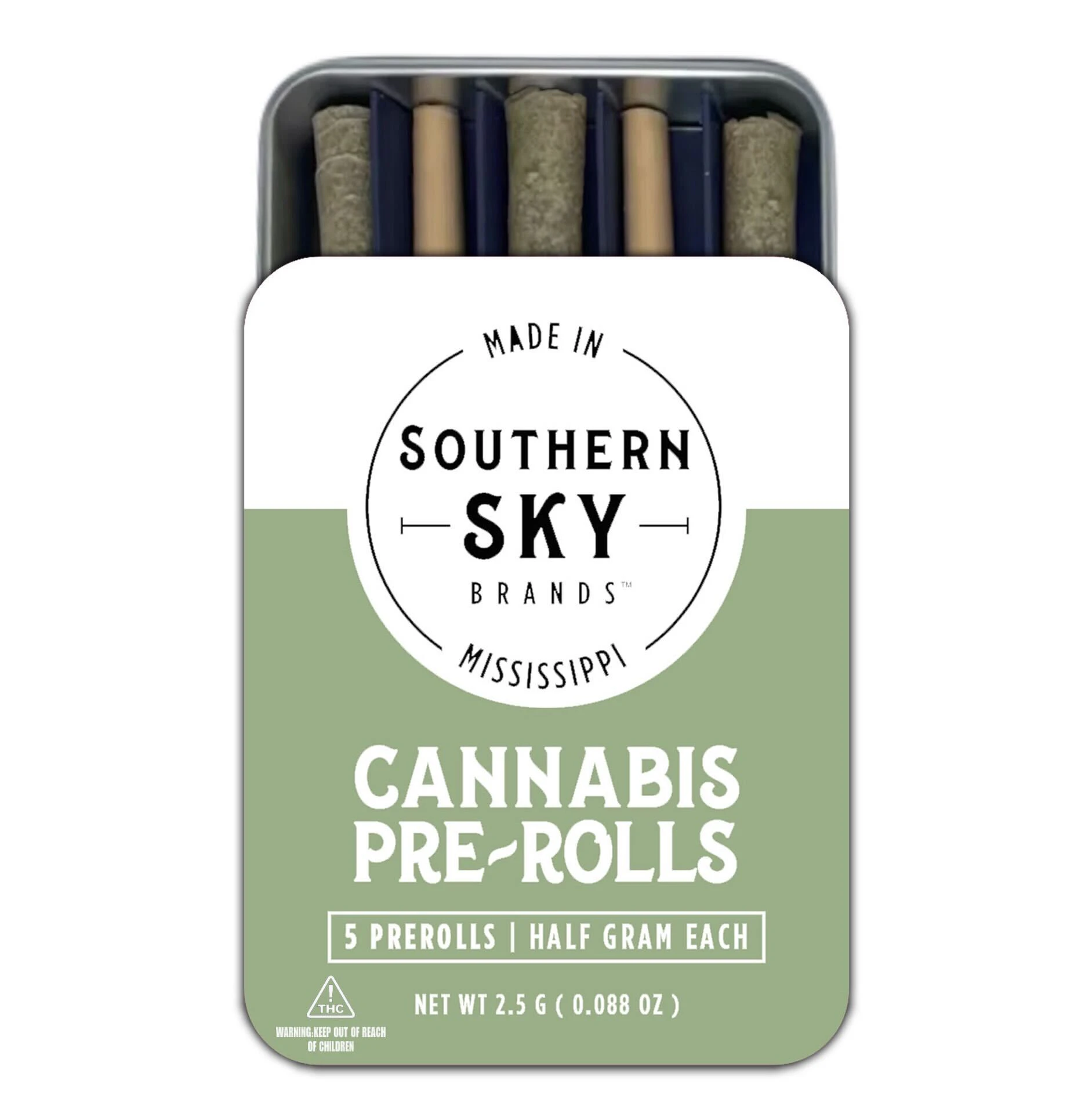 Southern Sky Brands - TK Haze 0.5g Pre Roll 5 Pack Main Image