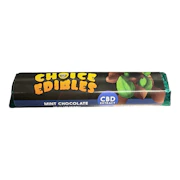 Mint Chocolate Bar CBD - 100mg - Choice Edibles