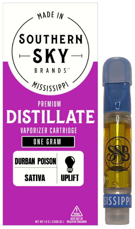 Southern Sky Brands - Durban Poison THC Vape - 1g Main Image