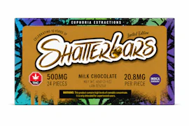 Milk Chocolate - Indica - 500mg - Euphoria Extracts