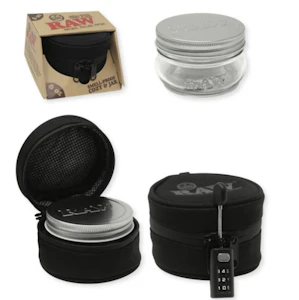 RAW - Smellproof Cozy & Jar - 6oz - Raw